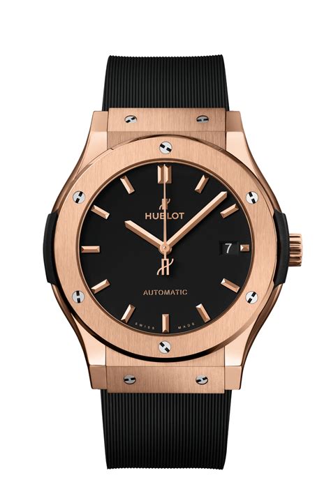 Đồng hồ Hublot Rep 11 Classic Fusion King Gold gốm đen JJZ 